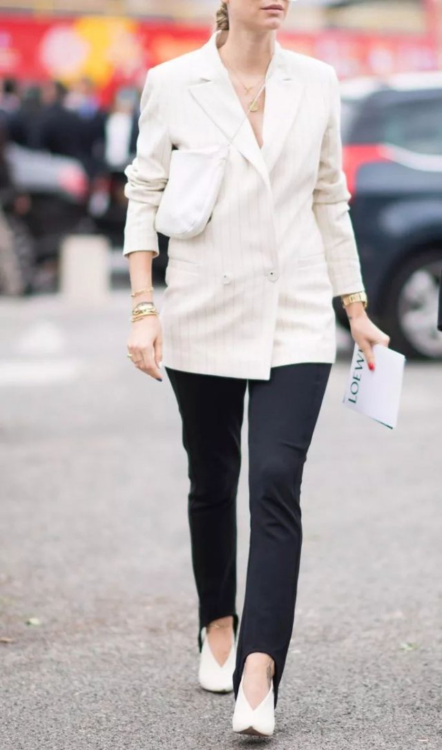 踩脚裤穿上竟然这么好看