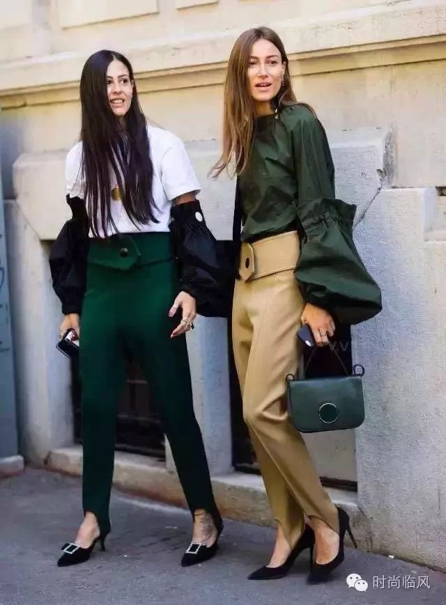 踩脚裤穿上竟然这么好看