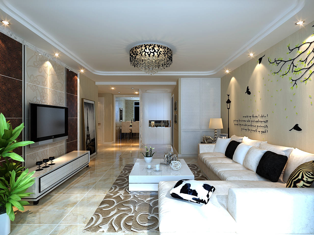 现代简约风设计效果图,现代简约时尚效果图大全