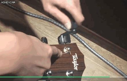 如何换吉他弦视频教程,零基础吉他快速学会一首歌