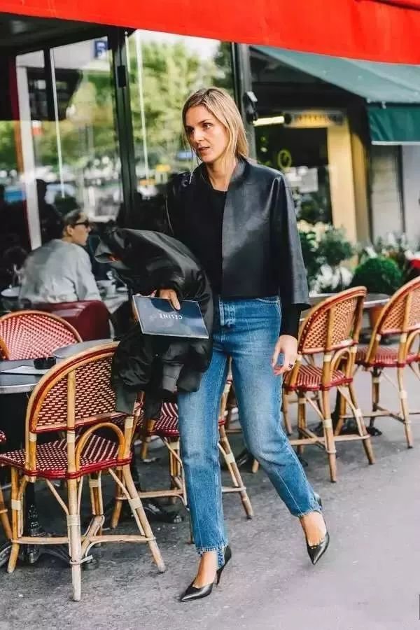 踩脚裤穿上竟然这么好看