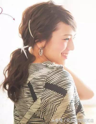 简单的盘发欧美韩系,泡面卷发型教程