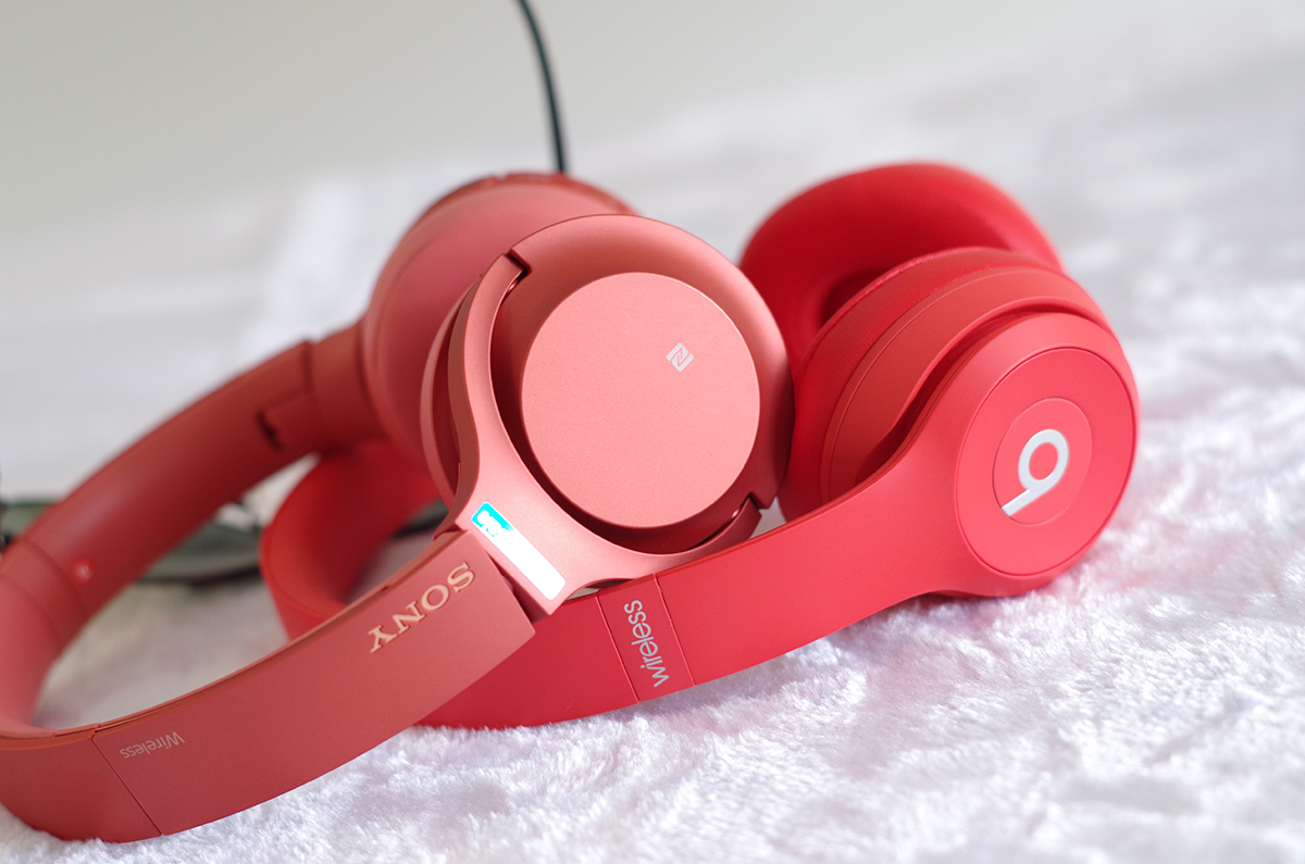 颜好,索尼wh-h800和beatssolo3对比