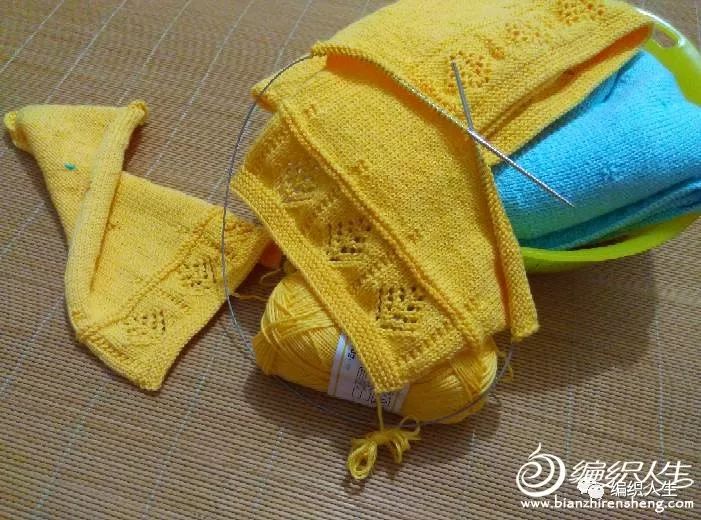 从上往下织宝宝带帽毛衣教程,婴儿分体套装开裆系扣春秋款