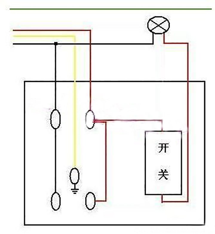 oppo一开五孔单控插座接线图,电工带开关的插座接线图