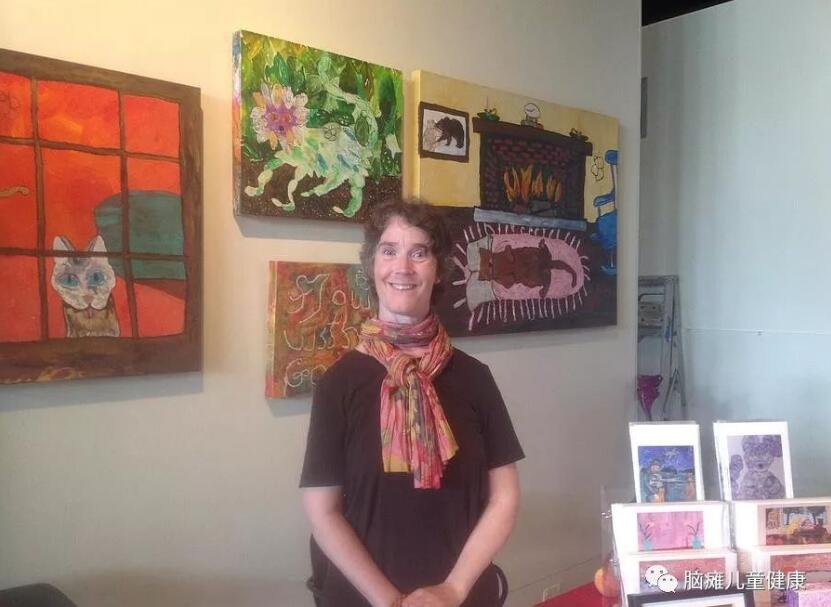 脑瘫画家AJ·布朗，勾勒生命的色彩