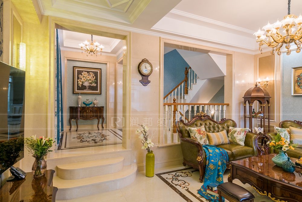 华府庄园7号楼全屋效果,华府庄园双拼别墅