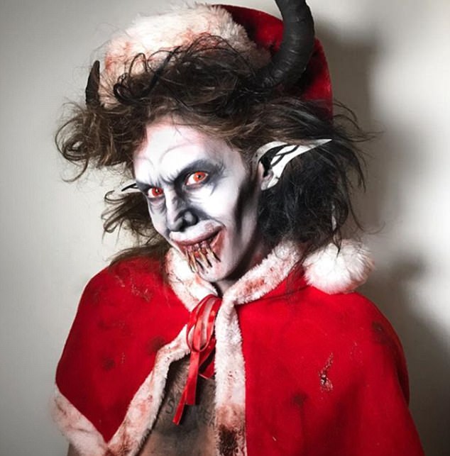 英国女人仿妆小丑女,英国恶女人仿妆