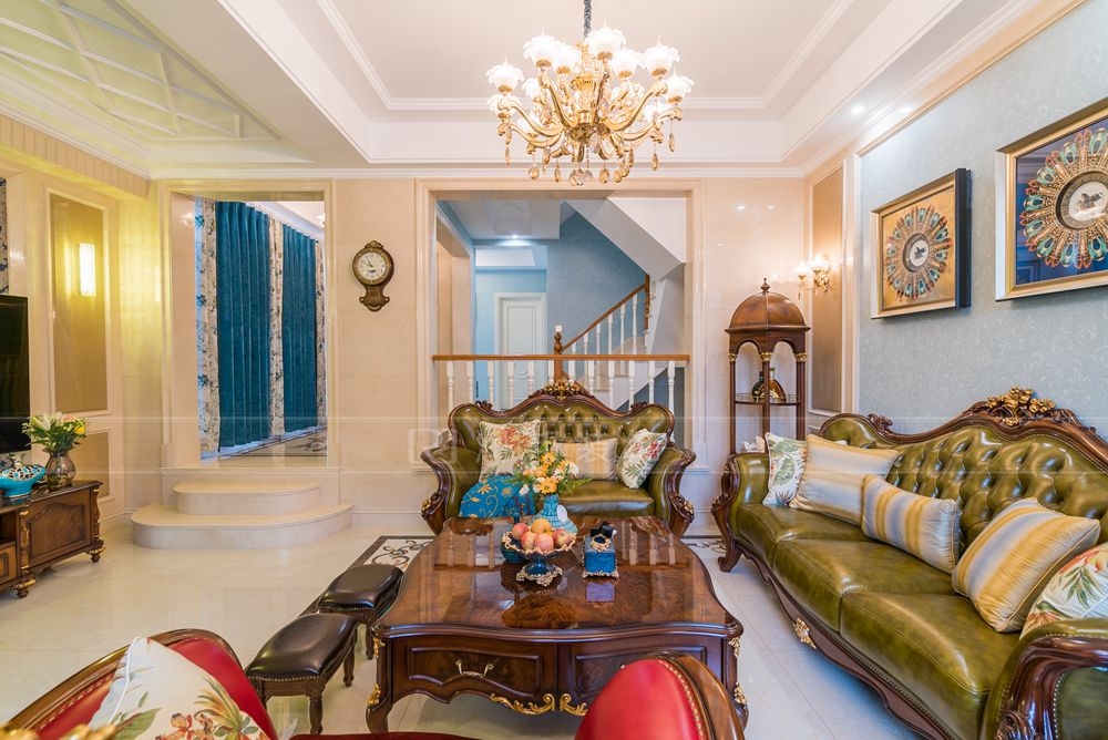 华府庄园7号楼全屋效果,华府庄园双拼别墅