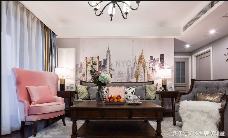 162方四室两厅摩登美式轻奢之家,162平米4室2厅多少钱