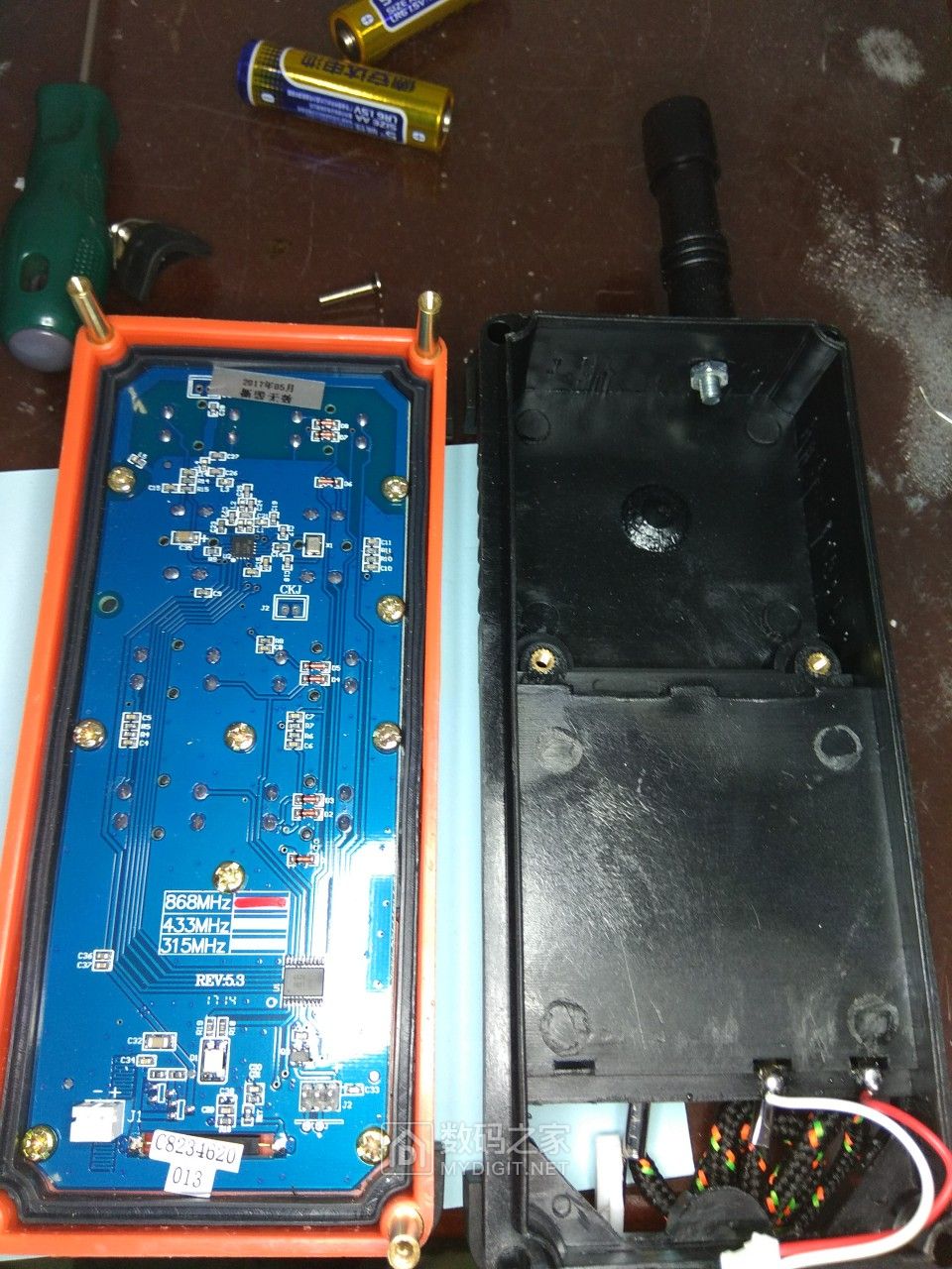 遥控车更改遥控器电路,工业无线遥控器f21-4s接线方法