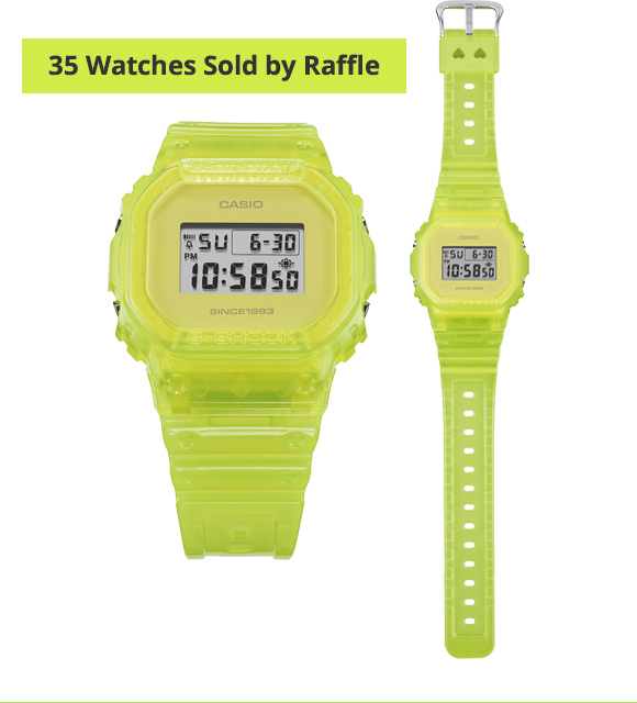 仅35枚NIGO×伊部菊雄G-SHOCK35周年限定表款发布