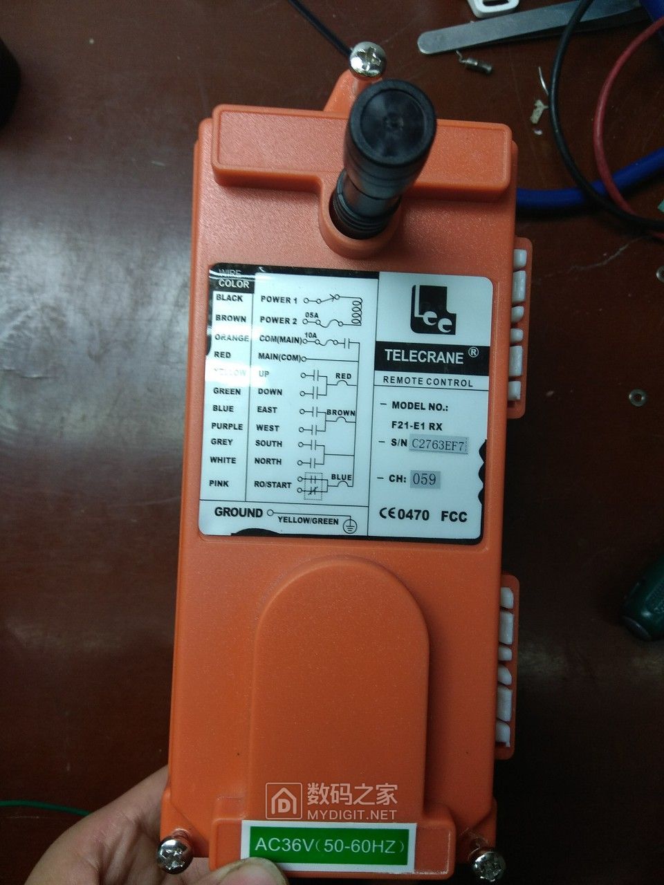 遥控车更改遥控器电路,工业无线遥控器f21-4s接线方法