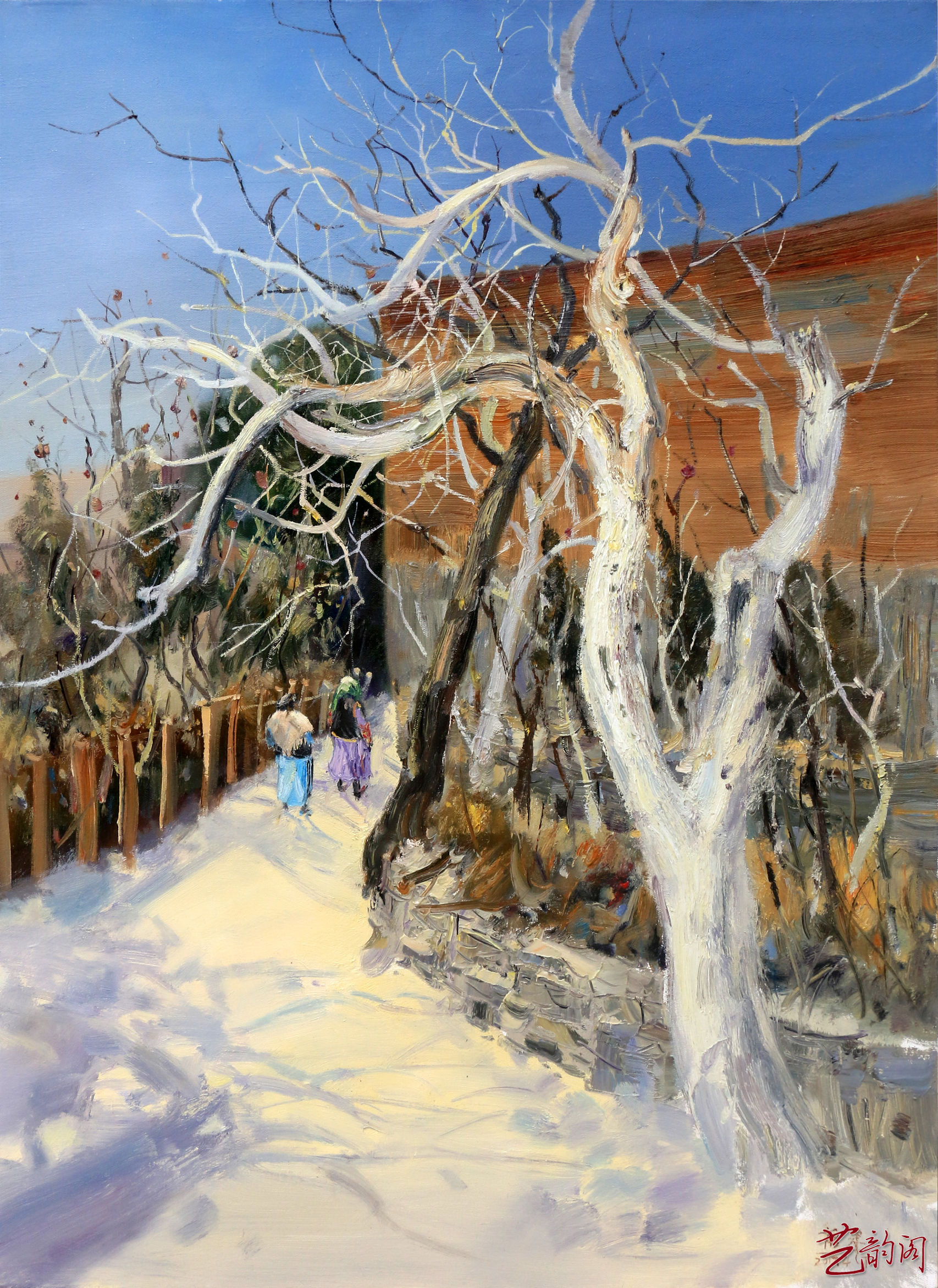 青年画家油画鉴赏,西部油画名家作品欣赏