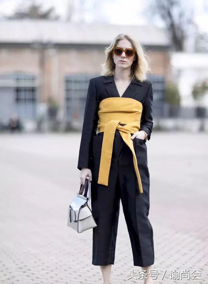 一条腰带,时尚穿搭一条腰带的万能效果