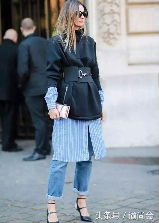 一条腰带,时尚穿搭一条腰带的万能效果