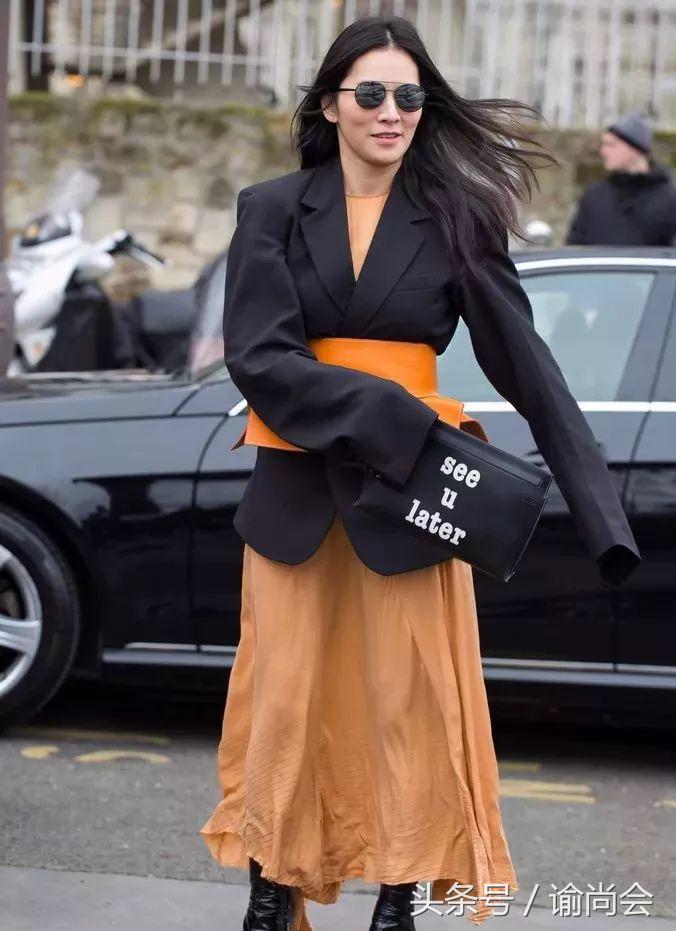 一条腰带,时尚穿搭一条腰带的万能效果