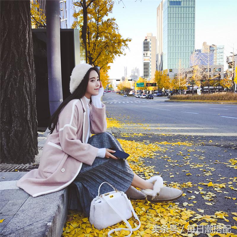 冬天怎么能少一件毛毛大衣,冬天毛呢大衣怎么折