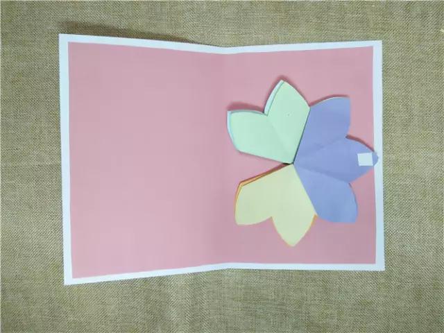 幼儿园立体花贺卡手工,幼儿园手工制作贺卡立体花朵