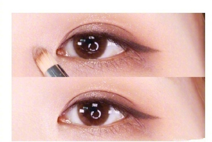 日常大地色眼妆画法，提升气质只要“轻轻一抹”就OK了