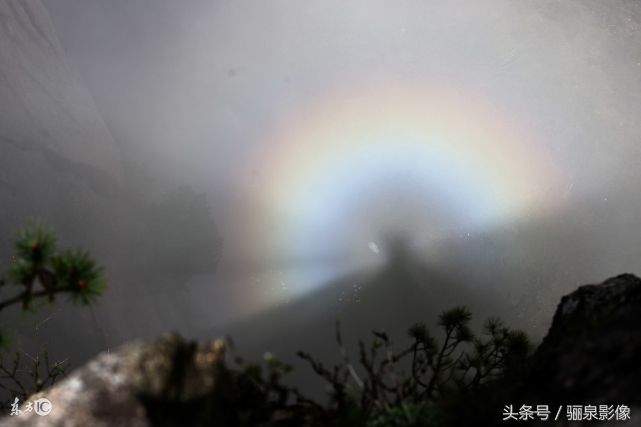 旅游遇到彩虹是幸运,旅行雪山拍照技巧