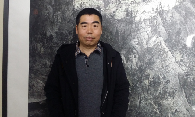 大幅作品画展,四尺整张竖幅参展作品