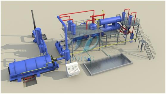 轮胎裂解设备厂家,轮胎热裂解设备连续式多少钱
