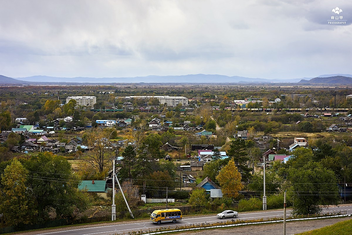 俄罗斯远东小镇全景,俄罗斯边疆区小镇