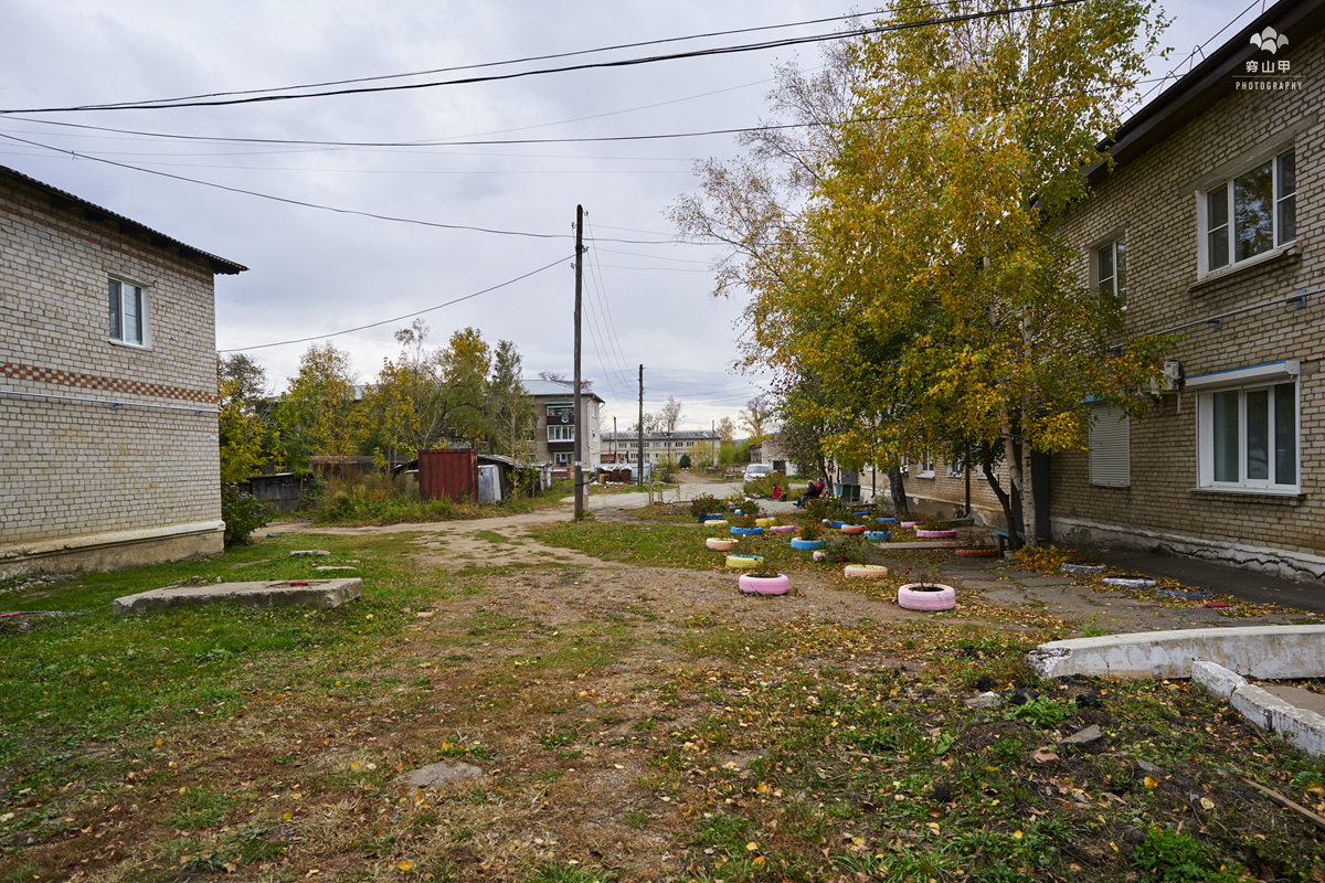 俄罗斯远东小镇全景,俄罗斯边疆区小镇