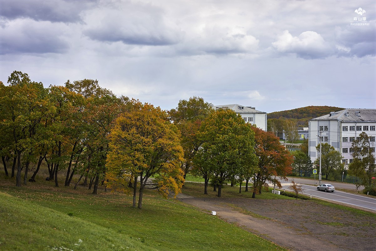 俄罗斯远东小镇全景,俄罗斯边疆区小镇