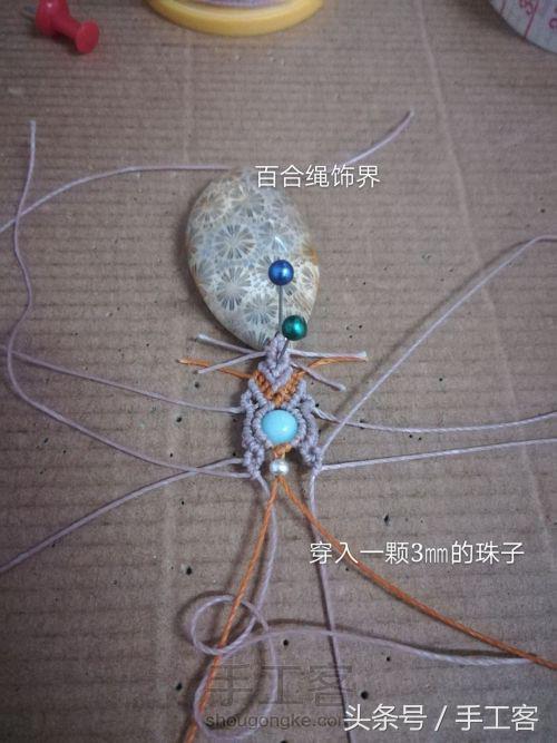 福盘吊坠项链怎么编绳好看,平安扣吊坠红绳项链编绳教程