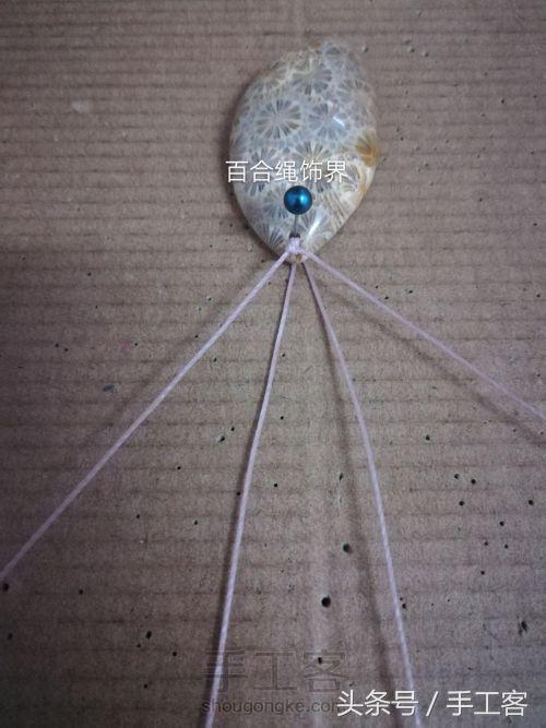 福盘吊坠项链怎么编绳好看,平安扣吊坠红绳项链编绳教程