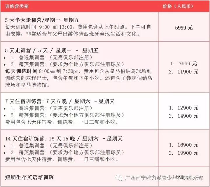 皇马2018年深圳青训,皇马足球训练营报名