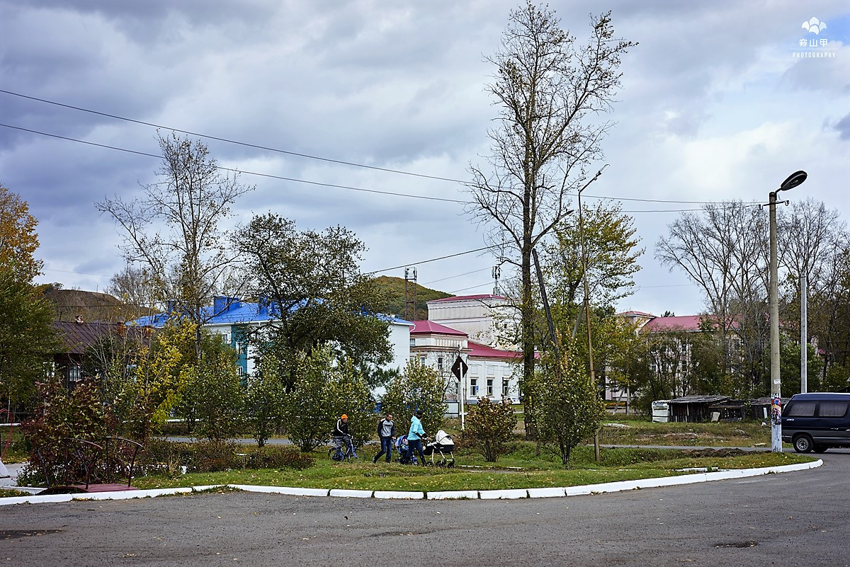 俄罗斯远东小镇全景,俄罗斯边疆区小镇