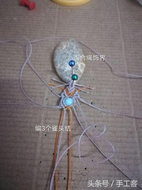 福盘吊坠项链怎么编绳好看,平安扣吊坠红绳项链编绳教程