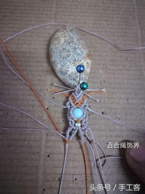 福盘吊坠项链怎么编绳好看,平安扣吊坠红绳项链编绳教程