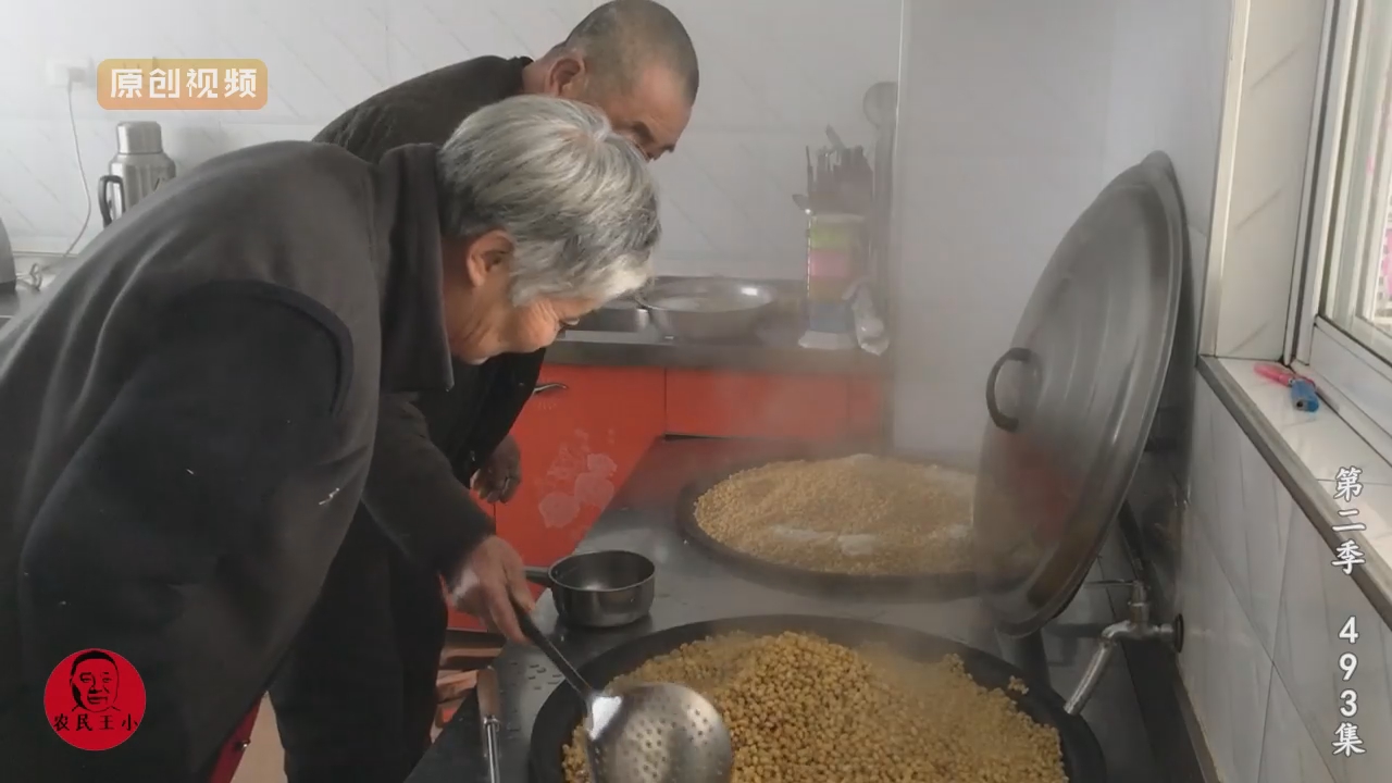 农民王小老妈美食,农民王小老妈给全家做饭