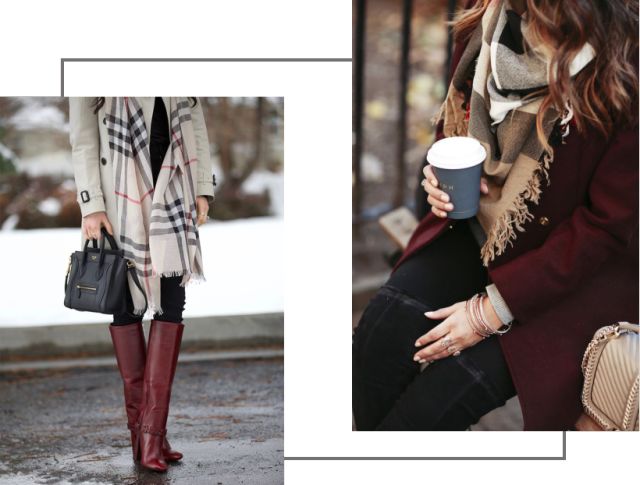 10款平价时髦又保暖的围巾,大牌时尚围巾lv