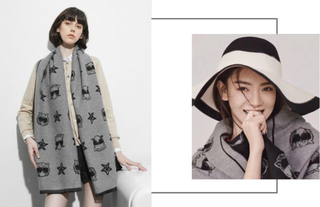 10款平价时髦又保暖的围巾,大牌时尚围巾lv