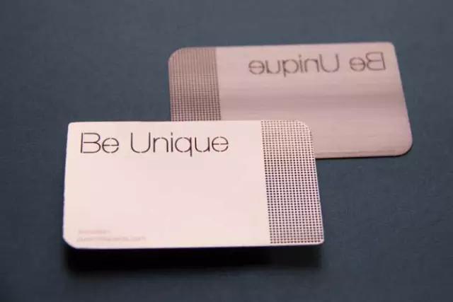 黑色金属名片,纯黄金名片