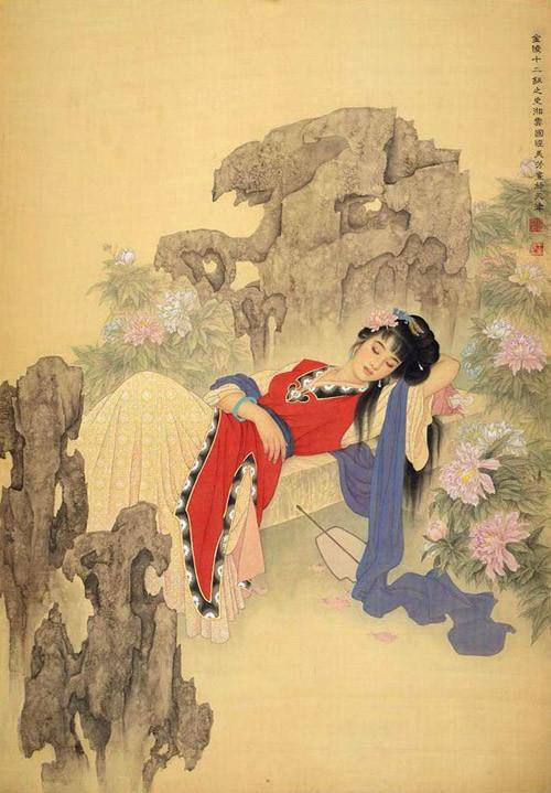 国画名家杨淑涛工笔仕女画欣赏,赵国经工笔仕女画作品欣赏