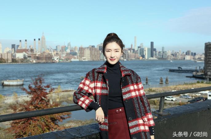 一件有设计感的大衣,格子大衣真的永不过时