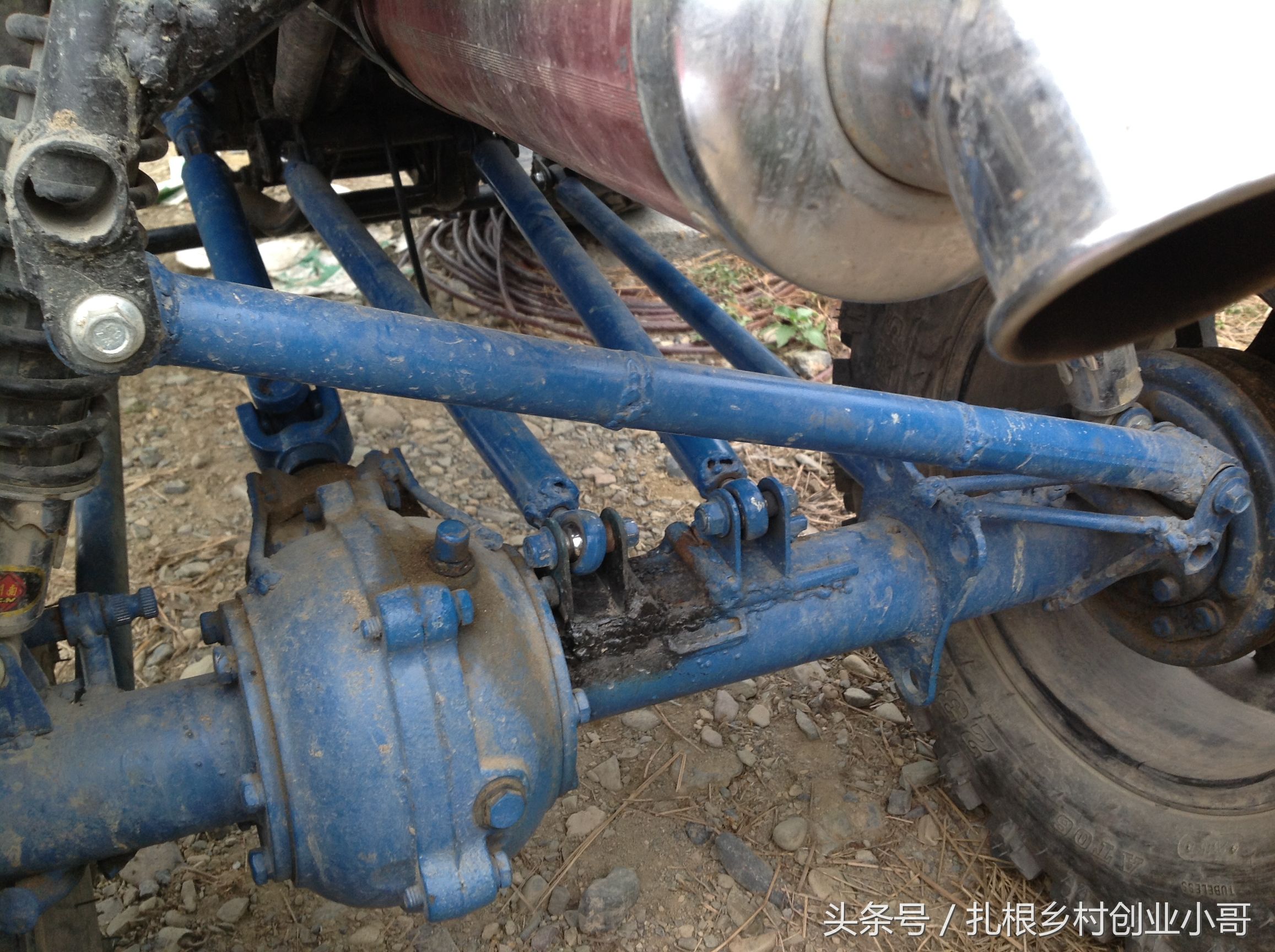 自改沙滩车教程,沙滩车改旋耕轮