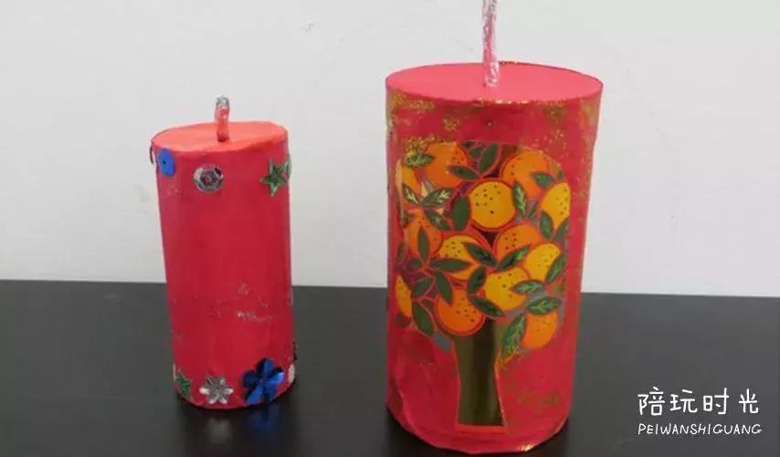 鱼仔灯笼手工,红包鱼灯笼儿童手工