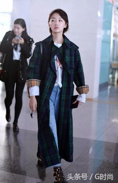 一件有设计感的大衣,格子大衣真的永不过时