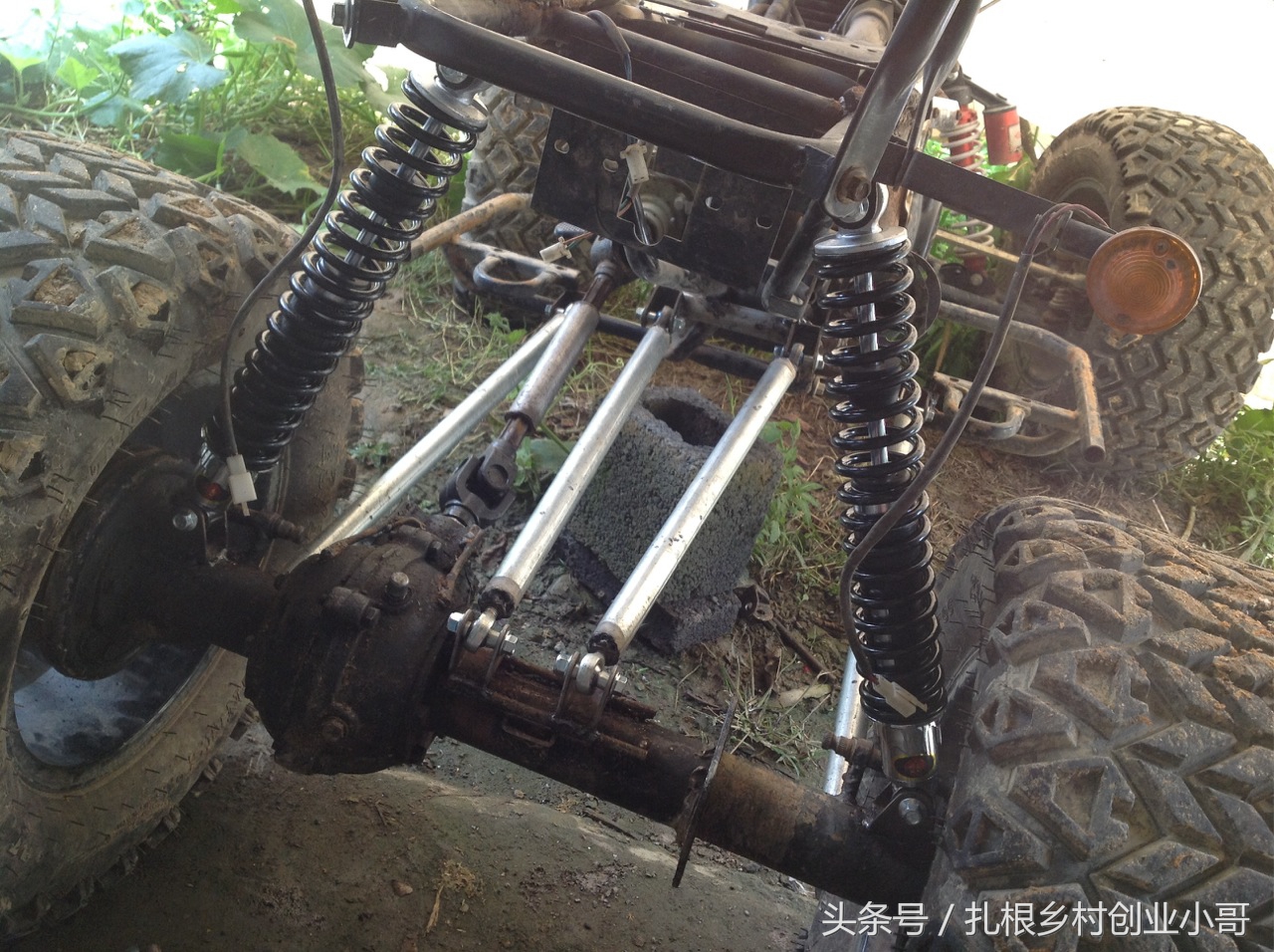 自改沙滩车教程,沙滩车改旋耕轮