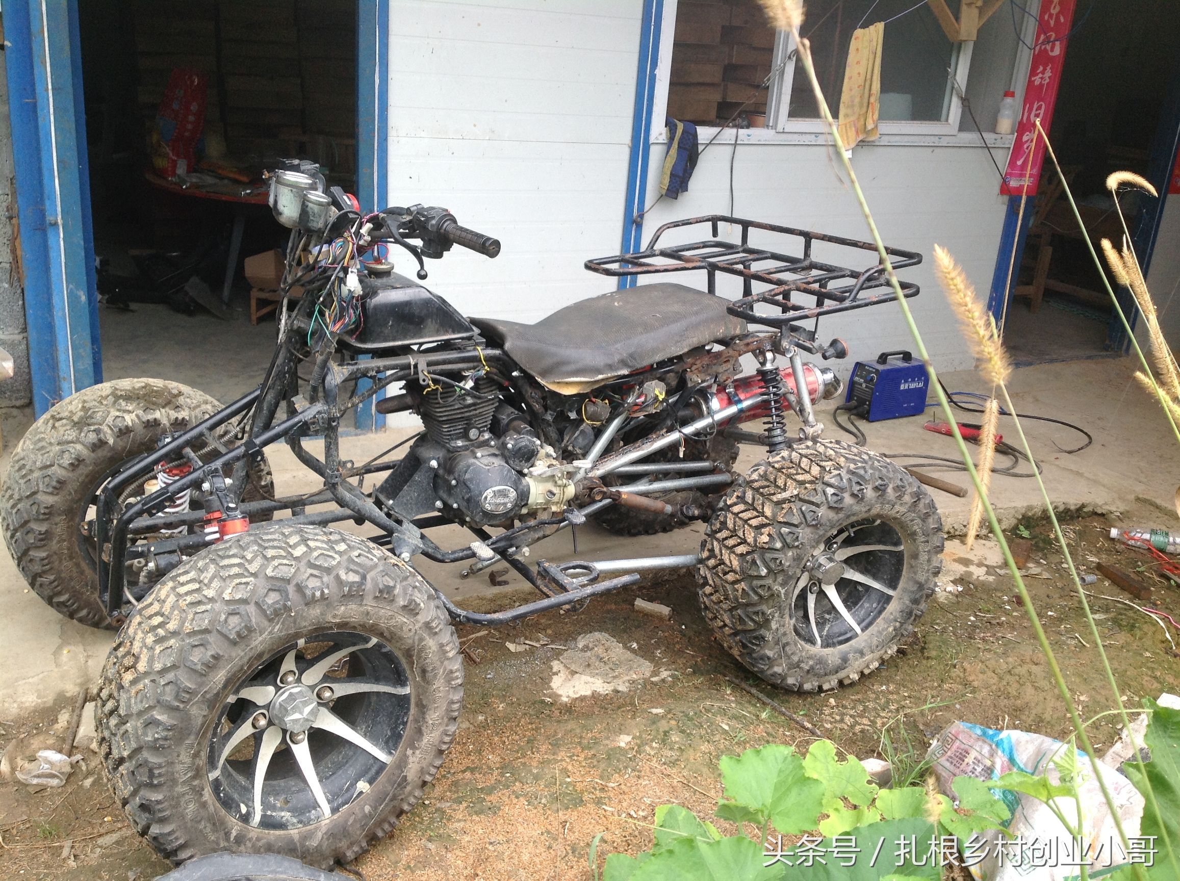 自改沙滩车教程,沙滩车改旋耕轮