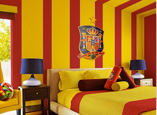 足球俱乐部装修卧室,球迷装修风格大盘点