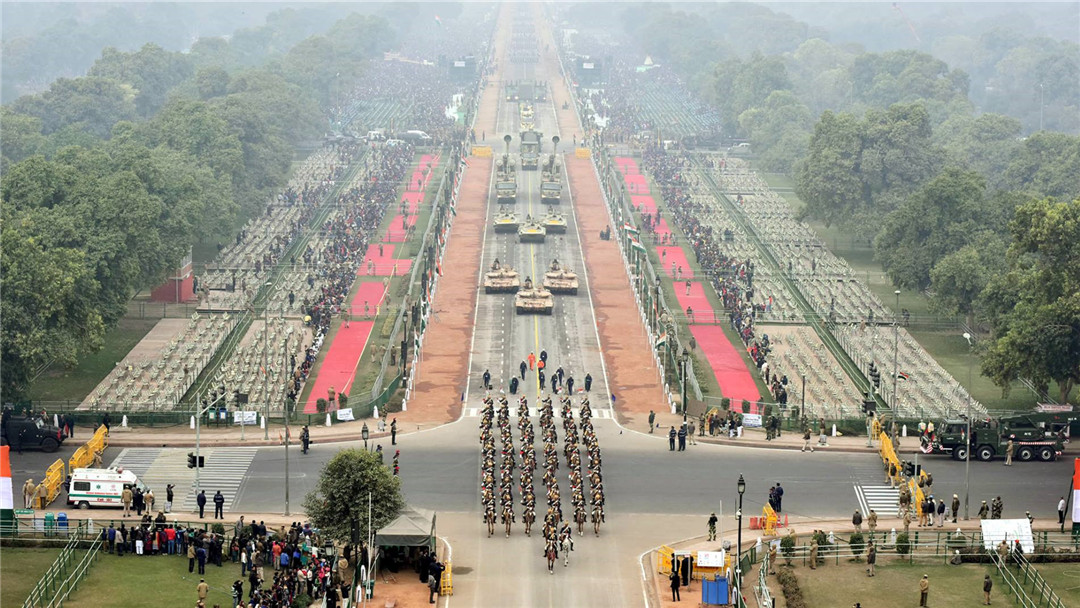 印度举行建军节阅兵,印度举行阅兵仪式
