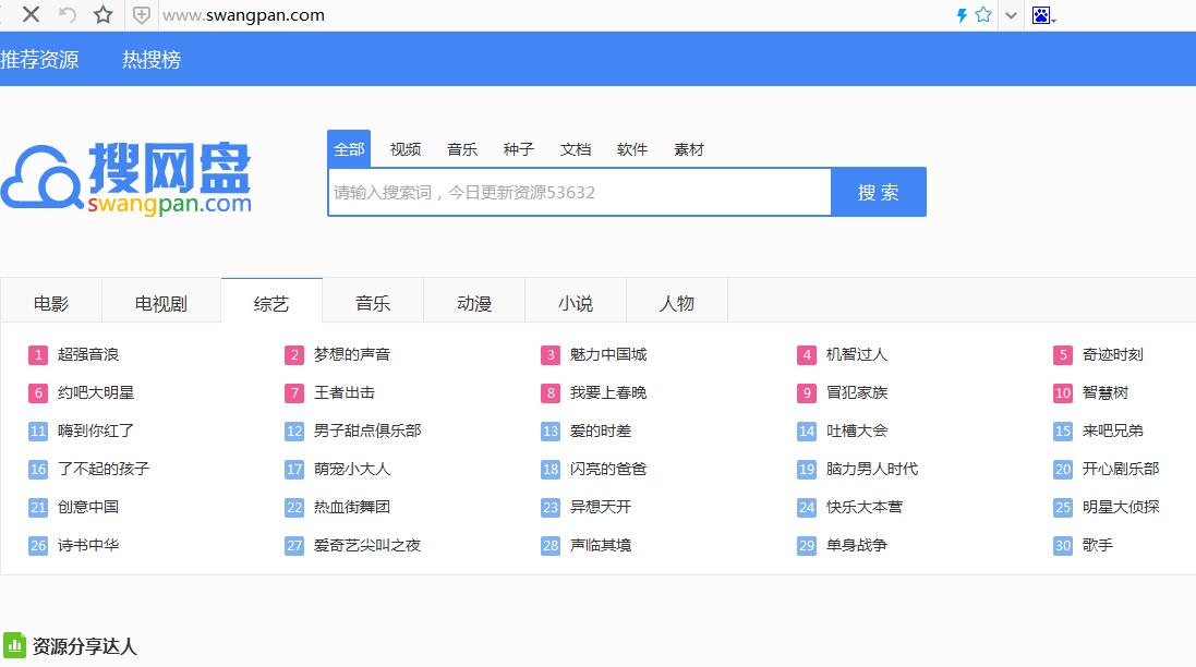 *载下**不再被套路，网盘资源搜索网址大全